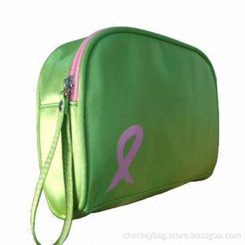 Cosmetic Bags, Made of Satin or Microfiber